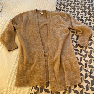 Cozy long open H&M cardigan